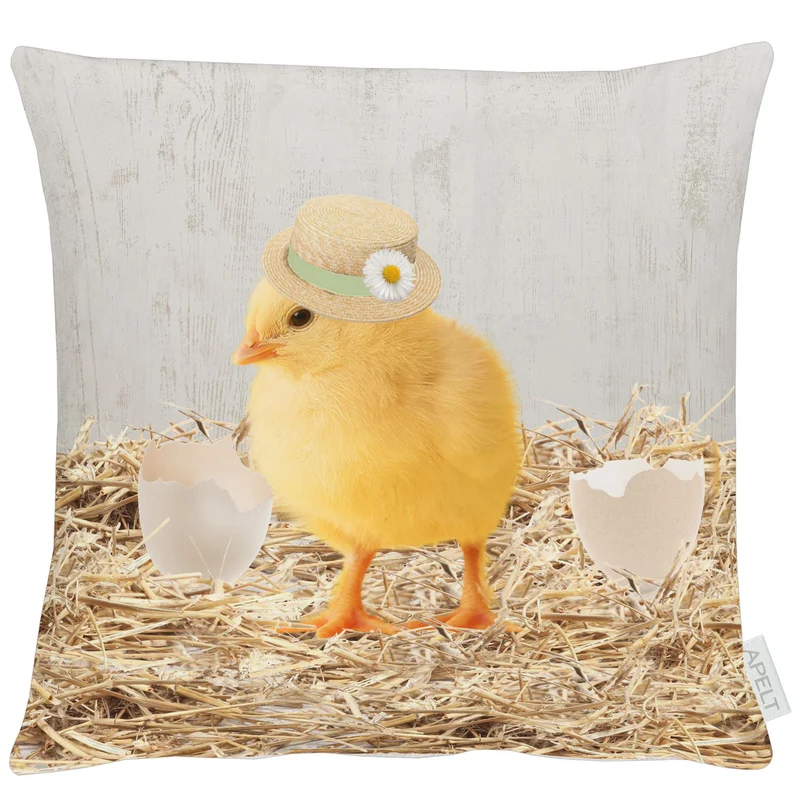 APELT 3103 Kissenbezug österliches Design mit Osterküken