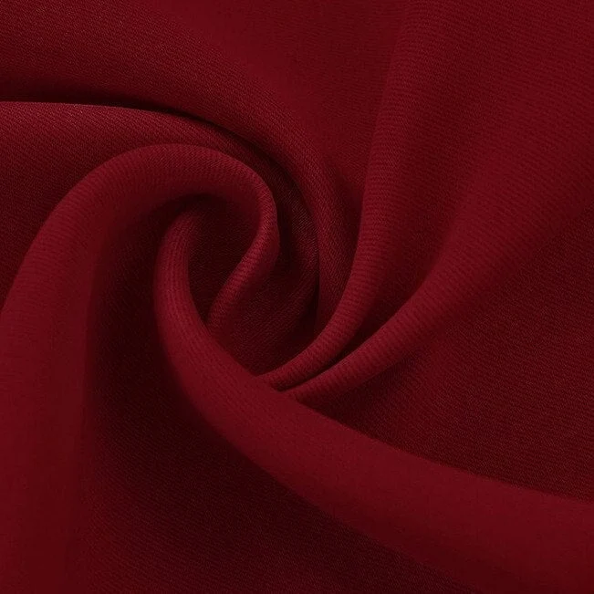 Verdunkelungsvorhang blickdicht in elegantem Rot