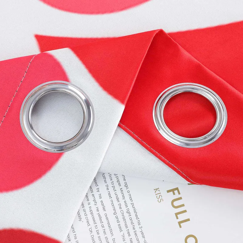Verdunkelungsvorhang zum Valentinstag Mit Herzdesign
