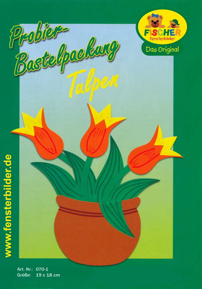 Fischer Fensterbilder Tulpen
