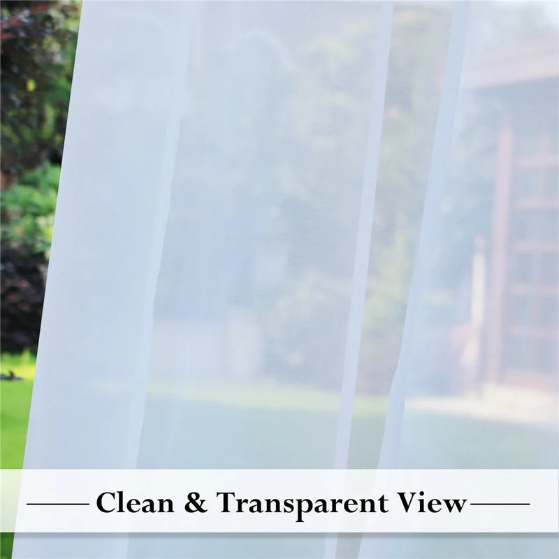 Outdoor Vorhang transparent & wasserabweisend