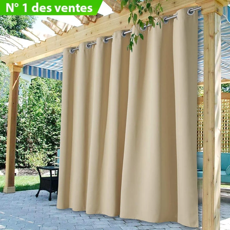 Wetterfester Outdoor Vorhang für Pavillon