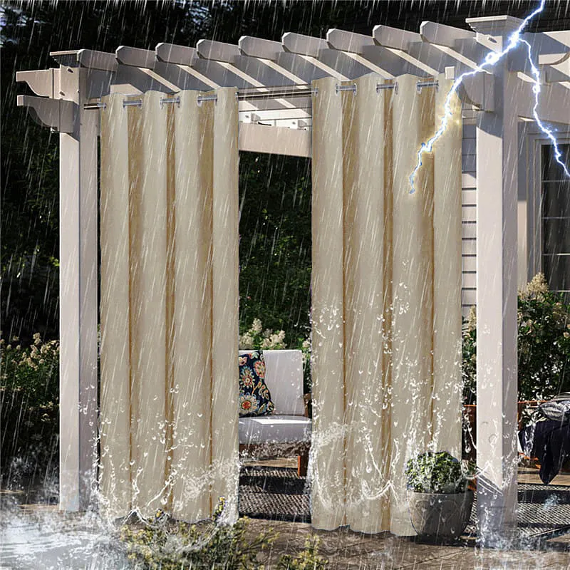 Wetterfester Outdoor Vorhang für Pavillon