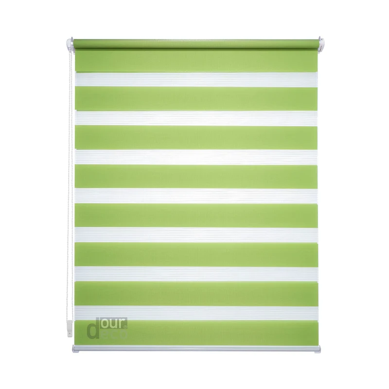 ourdeco® Doppel-Rollo Uni, Duo-Rollo, lichtdurchlässig, blickdicht, Montage ohne Bohren, viele Farben und Größen