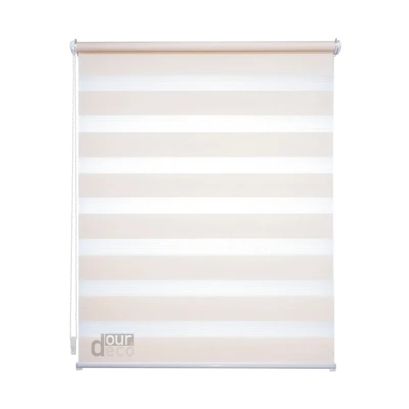 ourdeco® Doppel-Rollo Uni, Duo-Rollo, lichtdurchlässig, blickdicht, Montage ohne Bohren, viele Farben und Größen