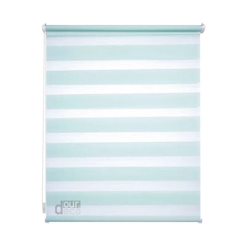 ourdeco® Doppel-Rollo Uni, Duo-Rollo, lichtdurchlässig, blickdicht, Montage ohne Bohren, viele Farben und Größen