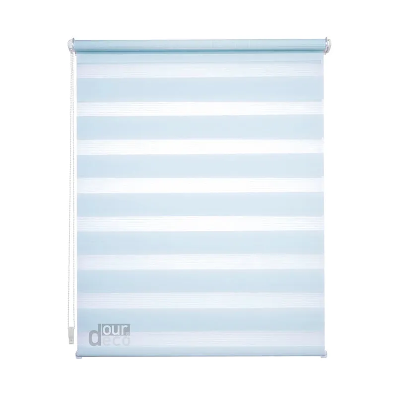 ourdeco® Doppel-Rollo Uni, Duo-Rollo, lichtdurchlässig, blickdicht, Montage ohne Bohren, viele Farben und Größen