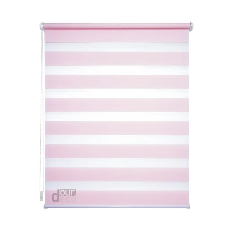 ourdeco® Doppel-Rollo Uni, Duo-Rollo, lichtdurchlässig, blickdicht, Montage ohne Bohren, viele Farben und Größen
