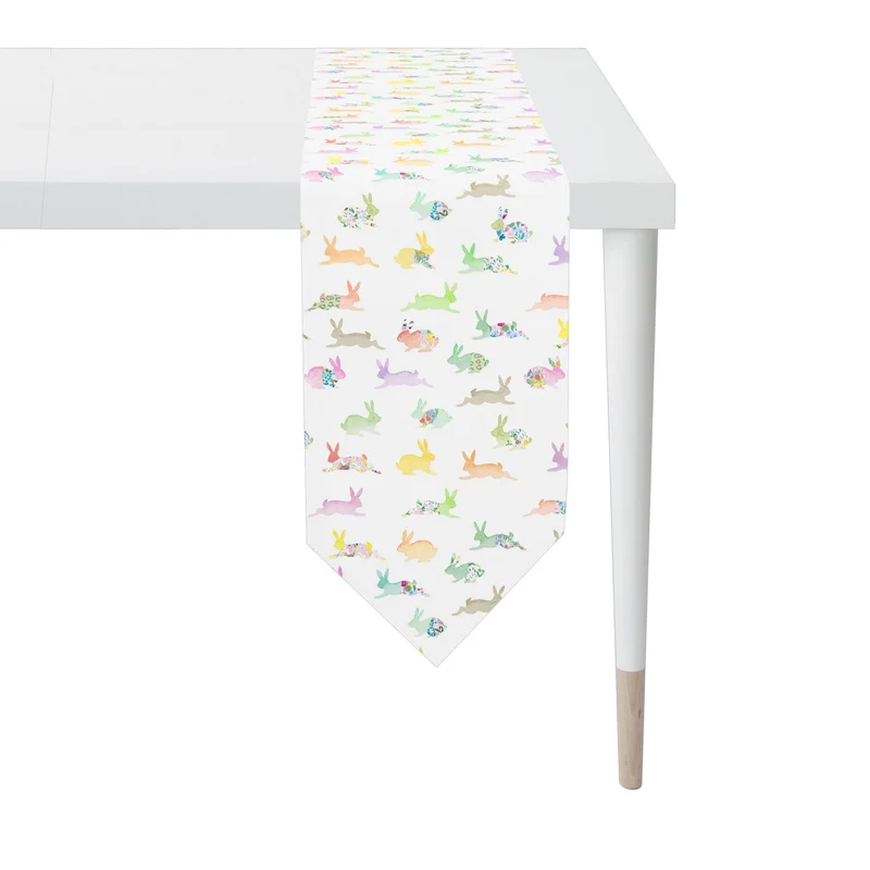APELT 3101 Tischband liebevoll aquarellierten Häschen