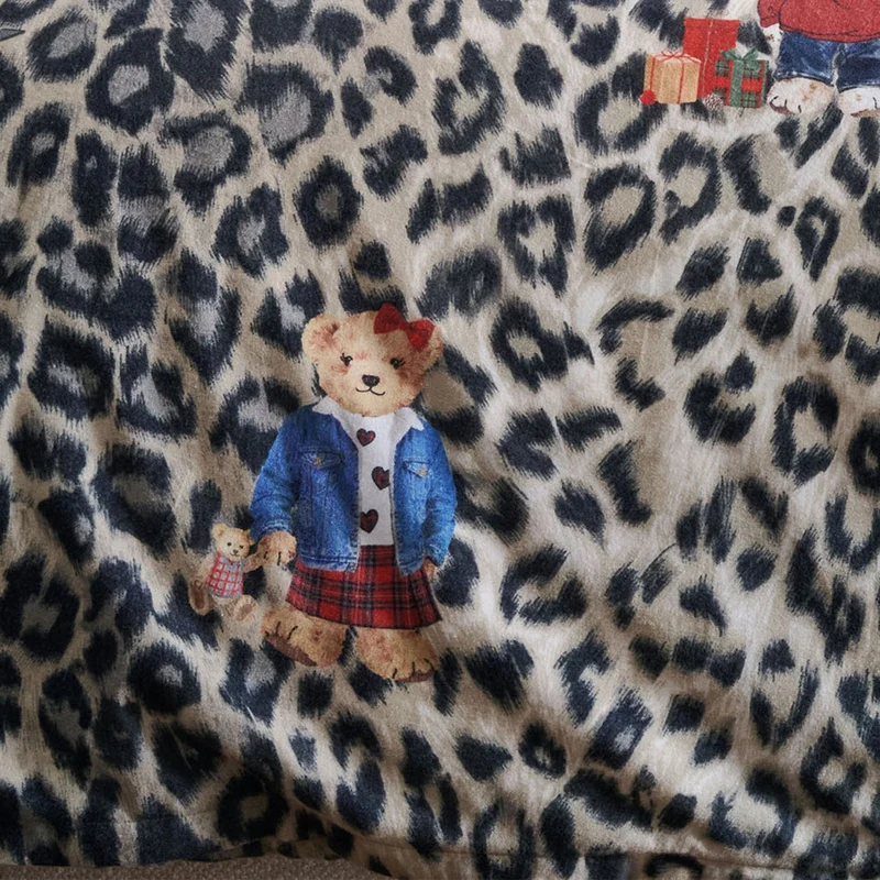 APELT Henry Bettwäsche Flanell Bärenkinder auf Leoprint