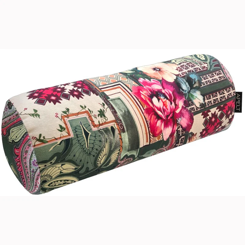 APELT 3403 Kissen - Nackenrolle Blumen und Ornamente im boheme-style