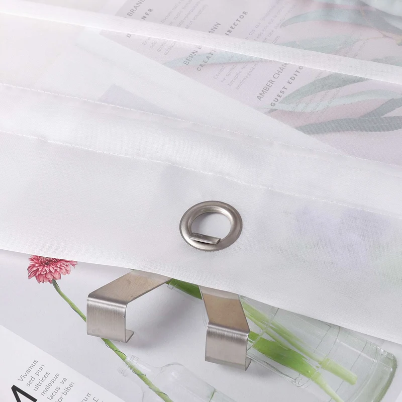 Rollo mit V-Haken lichtdurchlässig Unifarbe hochziehbar 1 Stück