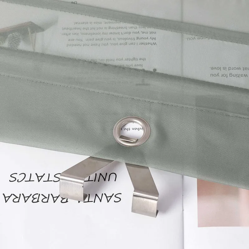 Rollo mit V-Haken lichtdurchlässig Unifarbe hochziehbar 1 Stück