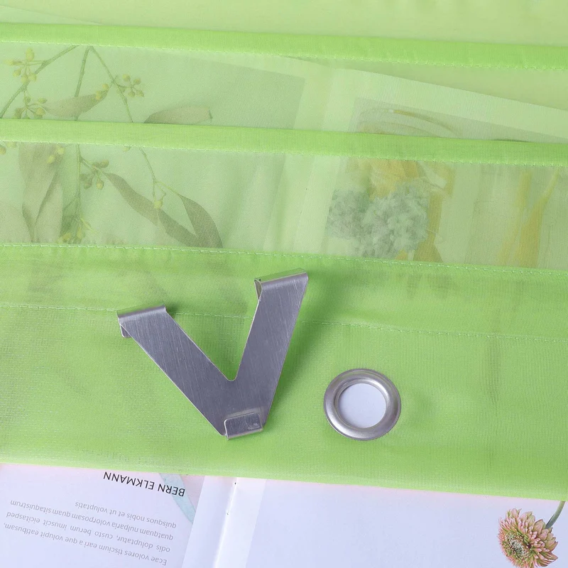Rollo mit V-Haken lichtdurchlässig Unifarbe hochziehbar 1 Stück
