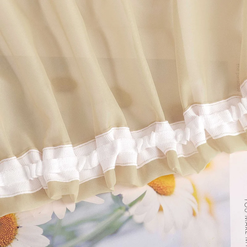 Gardine unifarbe transparent klassisch 1 stück