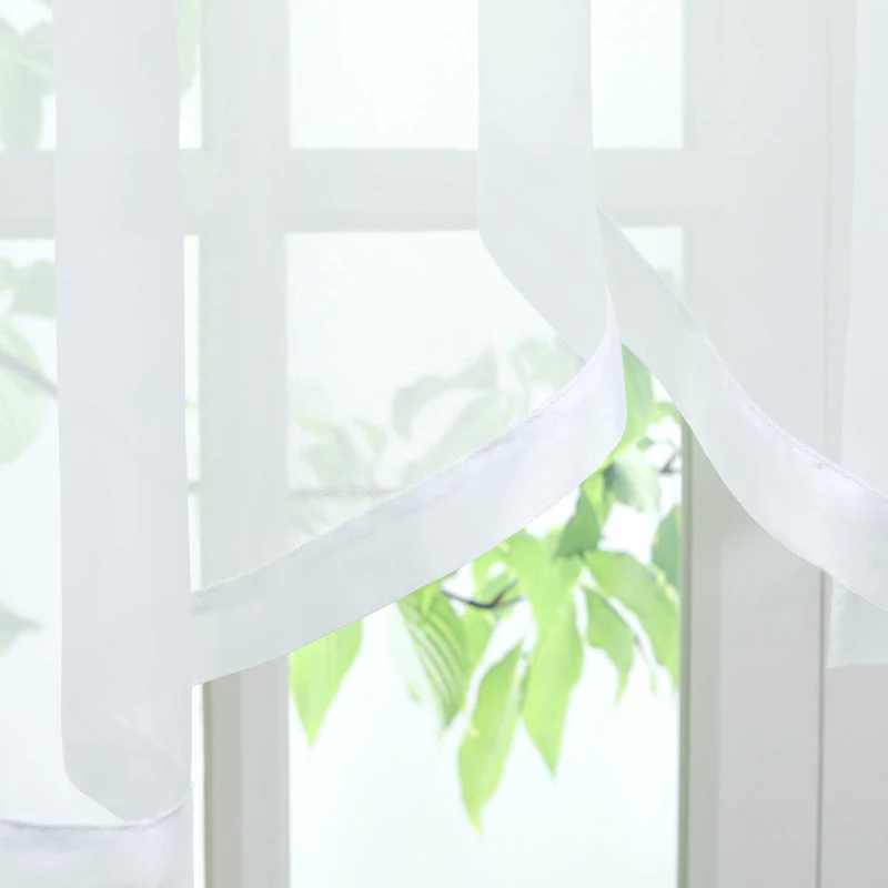 Multifunktionsgardine transparent Fensterdeko 1 stück