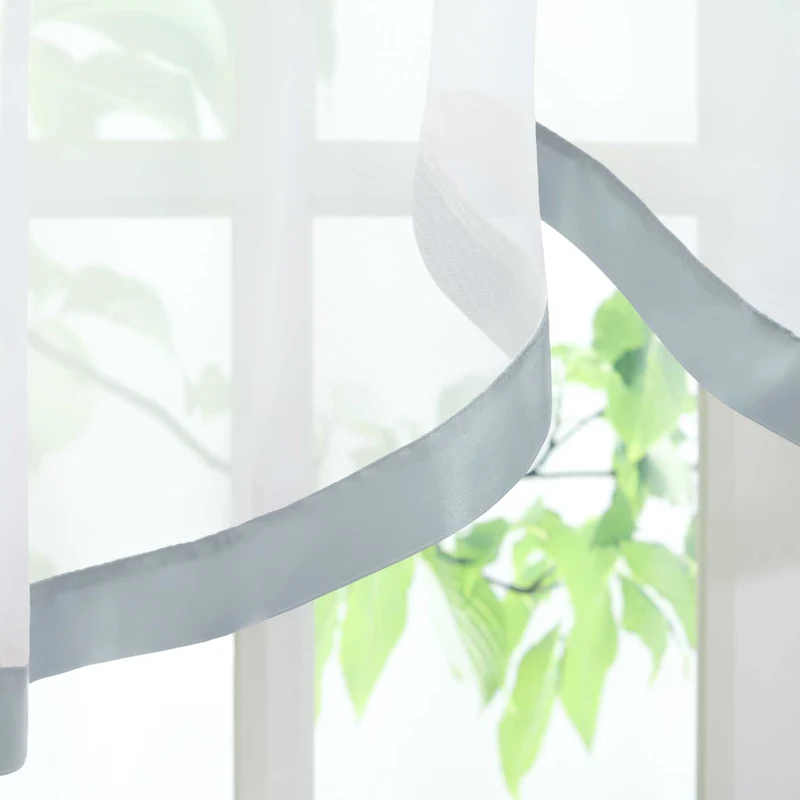 Multifunktionsgardine transparent Fensterdeko 1 stück
