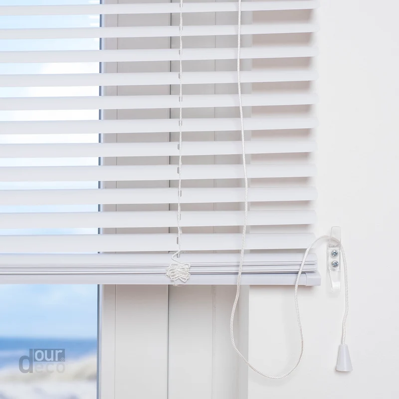 ourdeco® Jalousie aus PVC für Fenster und Türen, verschiedene Farben und Größen, einfache Montage an Wand oder Decke
