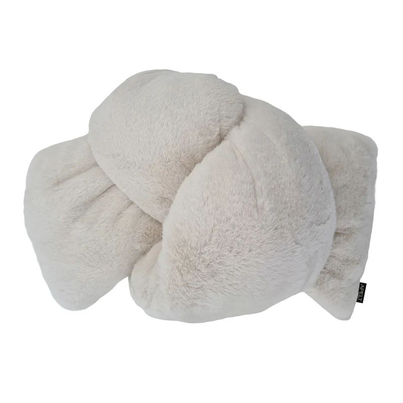 APELT Maurice Knotenkissen weicher Fake Fur Uni