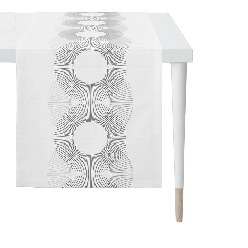 APELT 5232 Läufer grafisches Design mit Kreisen
