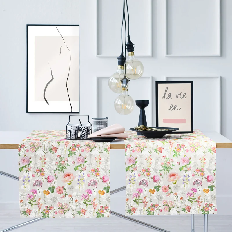 APELT 6750 Läufer Trendige Blumen, Streublumen