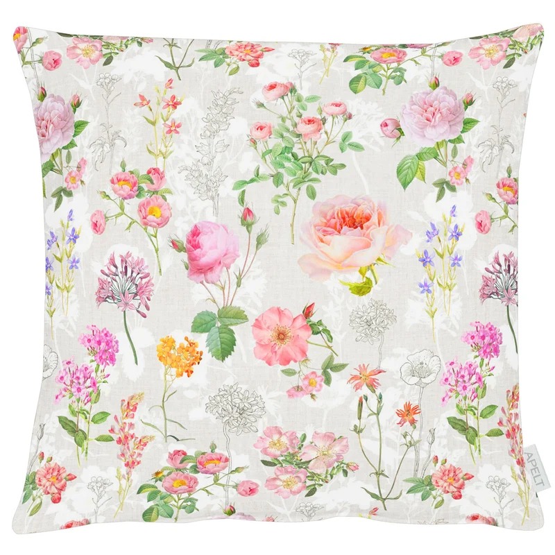 APELT 6750 Kissen Trendige Blumen, Streublumen