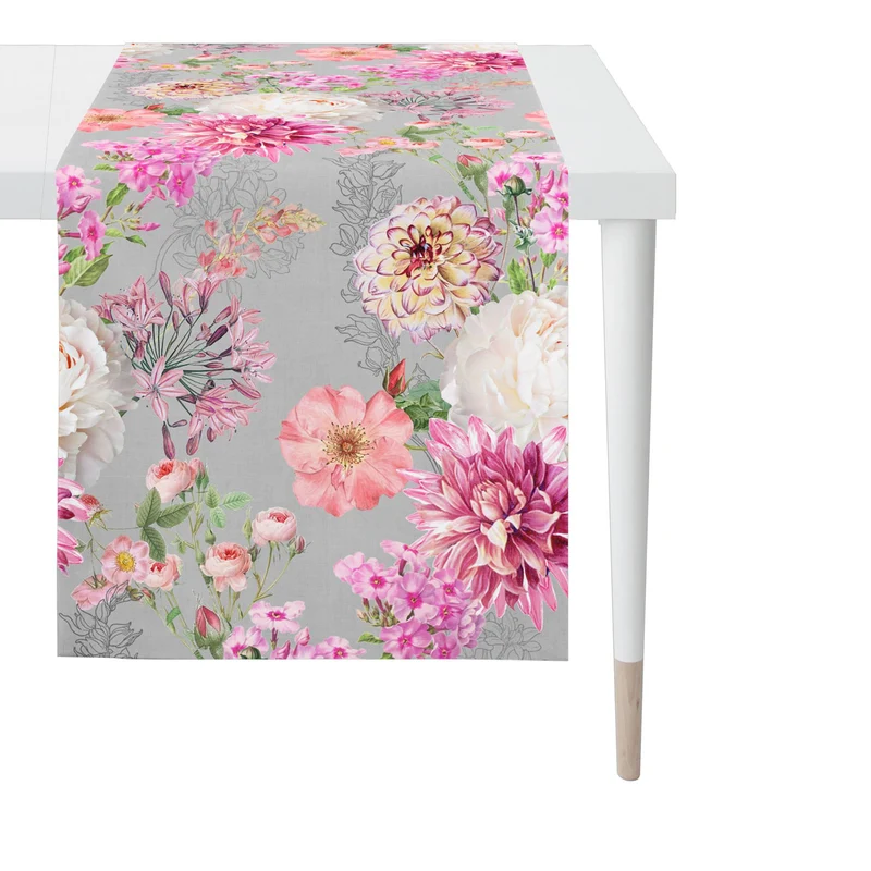 APELT 6748 Läufer Sommerblumen all-over