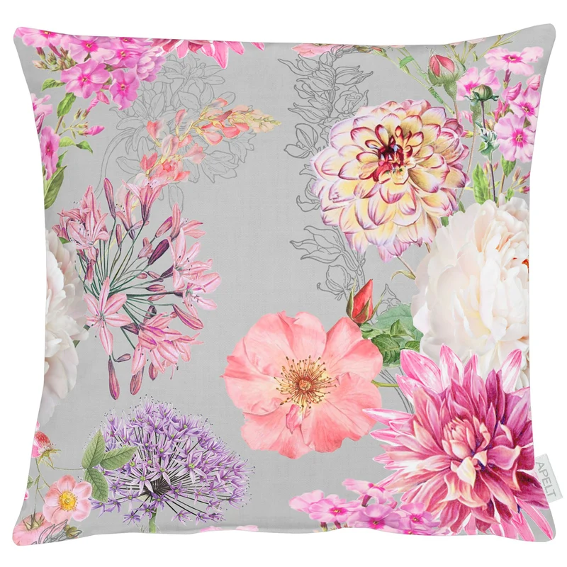 APELT 6748 Kissen Sommerblumen all-over