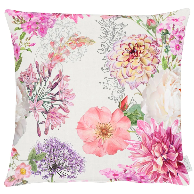APELT 6748 Kissen Sommerblumen all-over