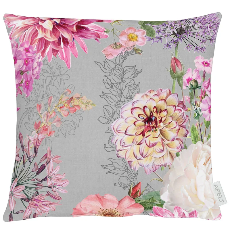 APELT 6748 Kissen Sommerblumen all-over