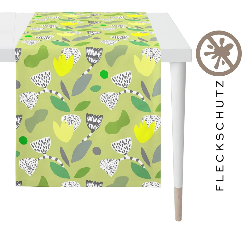 APELT 3807 Läufer Grafisches all-over Outdoor mit Fleckschutz