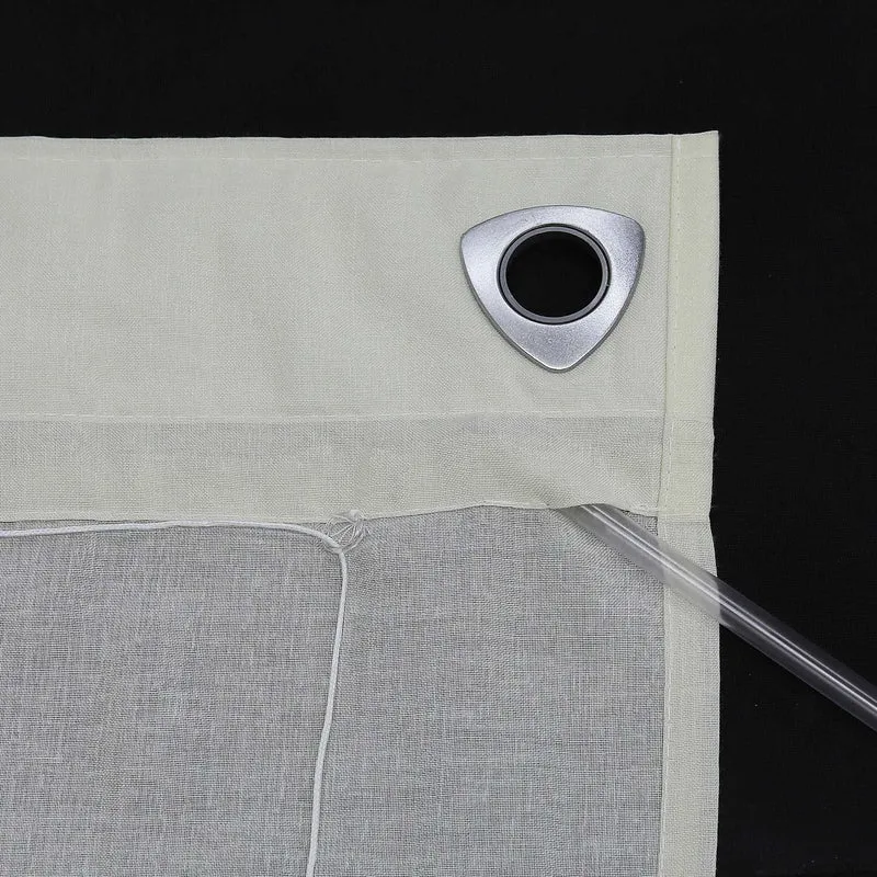 Rollo mit U-Haken gestreifte Muster Unifarbe 1 stück