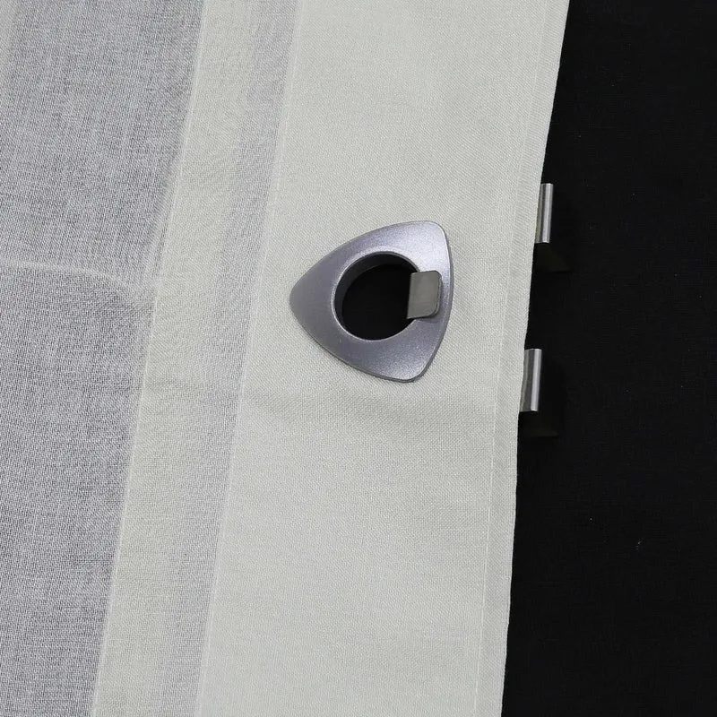 Rollo mit U-Haken gestreifte Muster Unifarbe 1 stück
