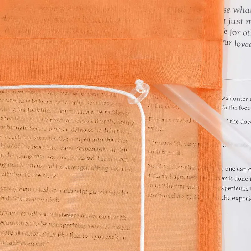 Rollo Voile Raffgardinen für Küche Transparent 1 Stück
