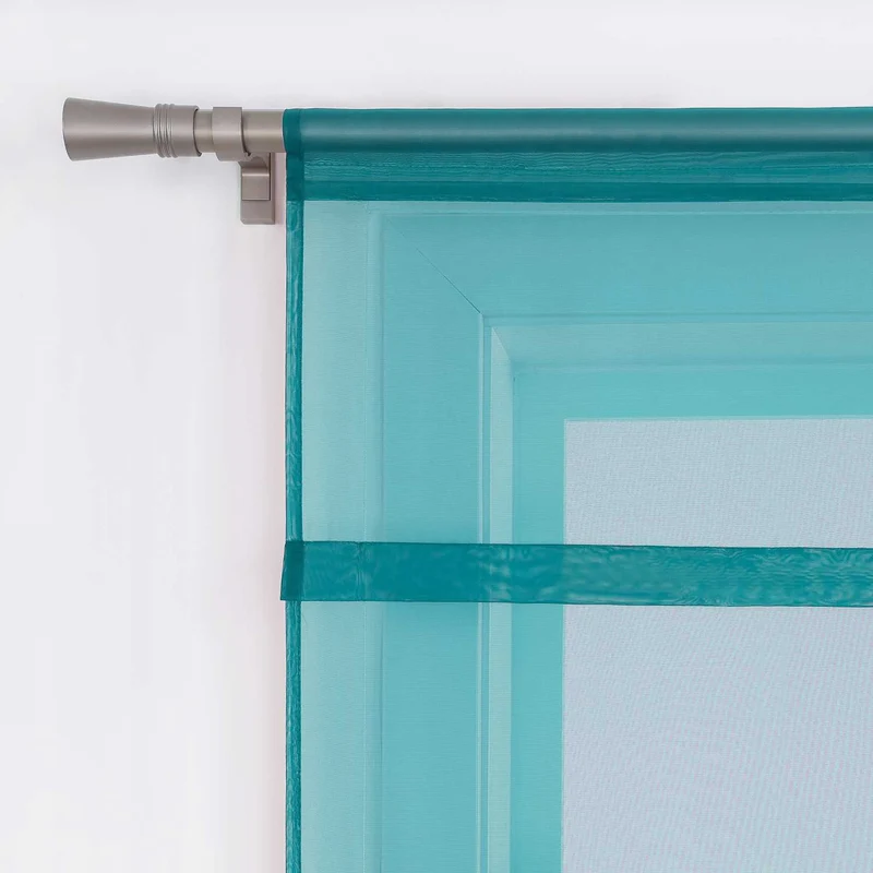 Rollo Voile Raffgardinen für Küche Transparent 1 Stück