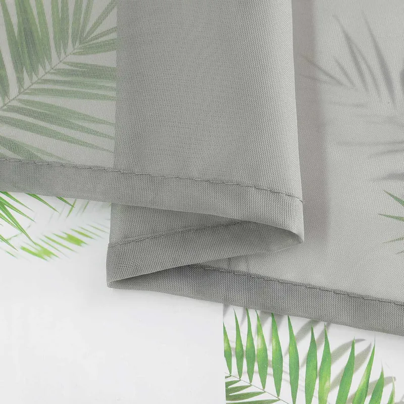 Rollo Voile Raffgardinen für Küche Transparent 1 Stück