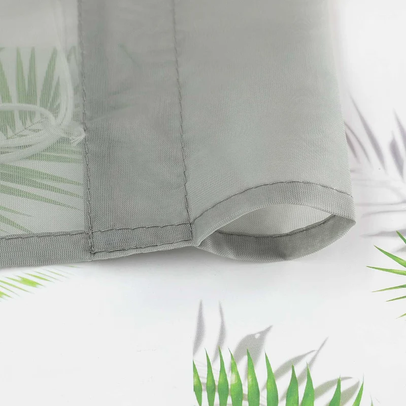 Rollo Voile Raffgardinen für Küche Transparent 1 Stück