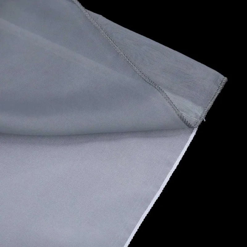 Scheibengardine durch Tunnelzug Voile Bistrogardinen mit Quaste 1 Stück