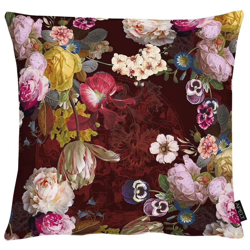 APELT 5451 Kissen Blumen-Motiv