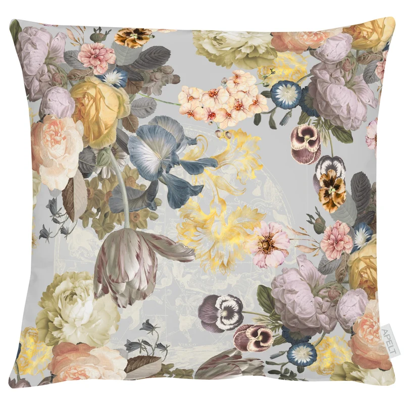 APELT 5451 Kissen Blumen-Motiv