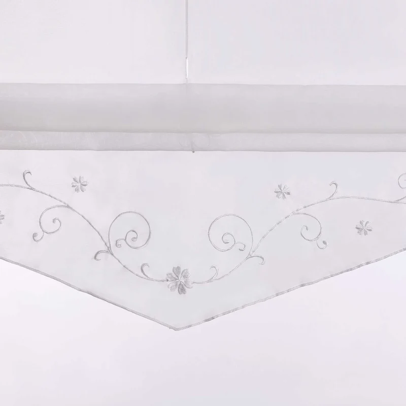 Rollo mit Blumenmuster Modern Transparent 1 Stück