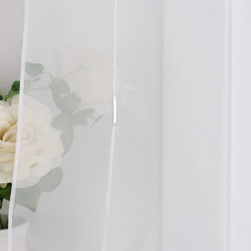 Rollo mit Blumenmuster Modern Transparent 1 Stück