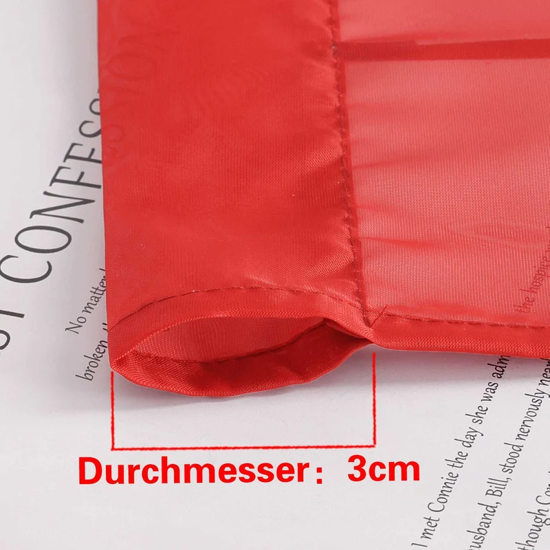 Rollo durch Stangendurchzug Transparente Luftig Unifarbig 1 Stück