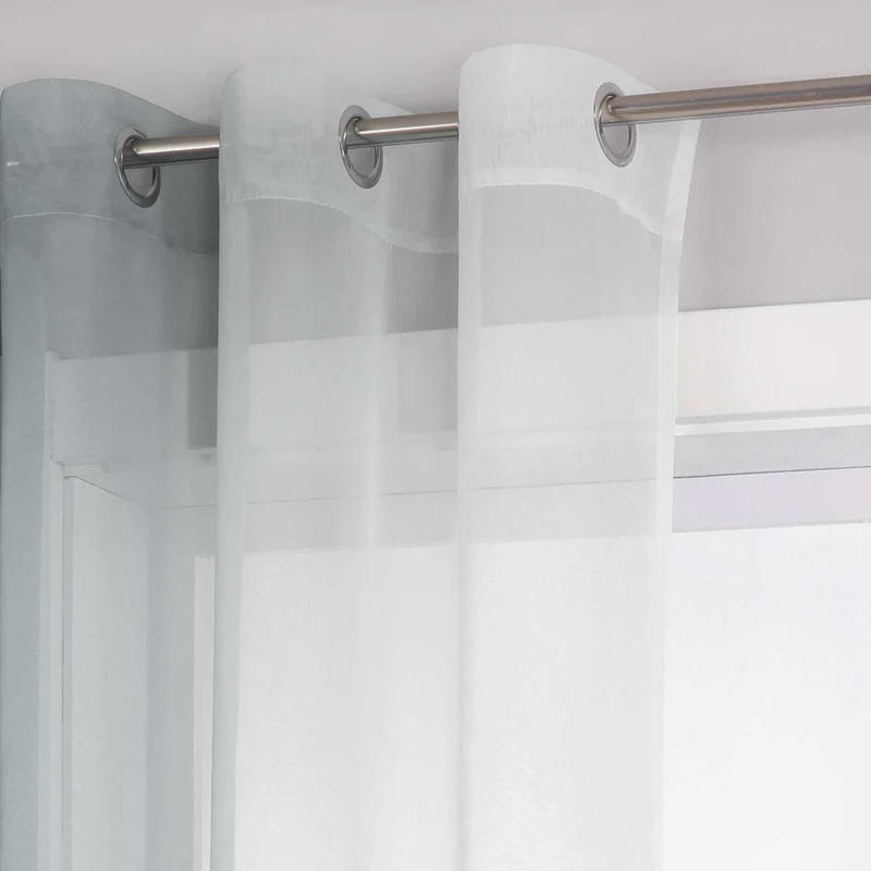 Transparente Vorhänge mit Farbverlauf 2er Set