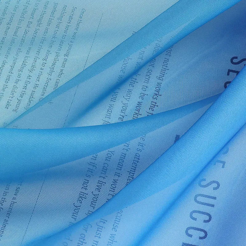 Transparente Vorhänge mit Farbverlauf 2er Set