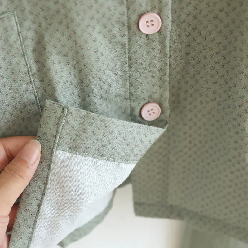 Loungewear-Set aus Baumwolle mit seitlichen Bindebändern