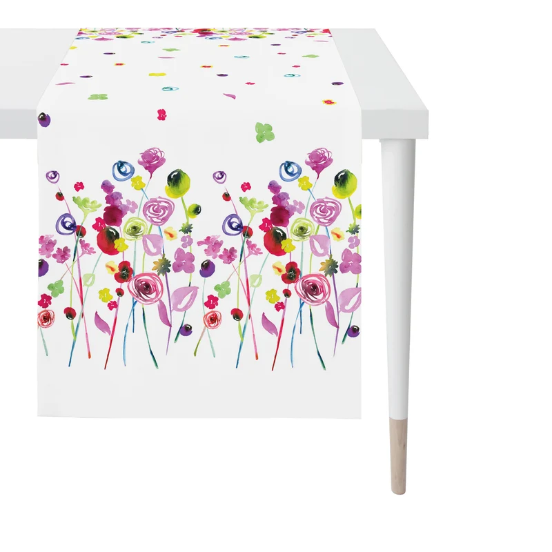 APELT 3945 Kissen aquarellisierte Blüten