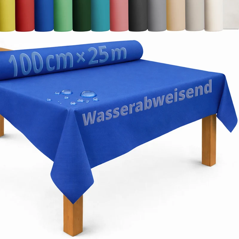 Tischdecke Rolle Vliesstoff Tischläufer Vlies wasserabweisend
