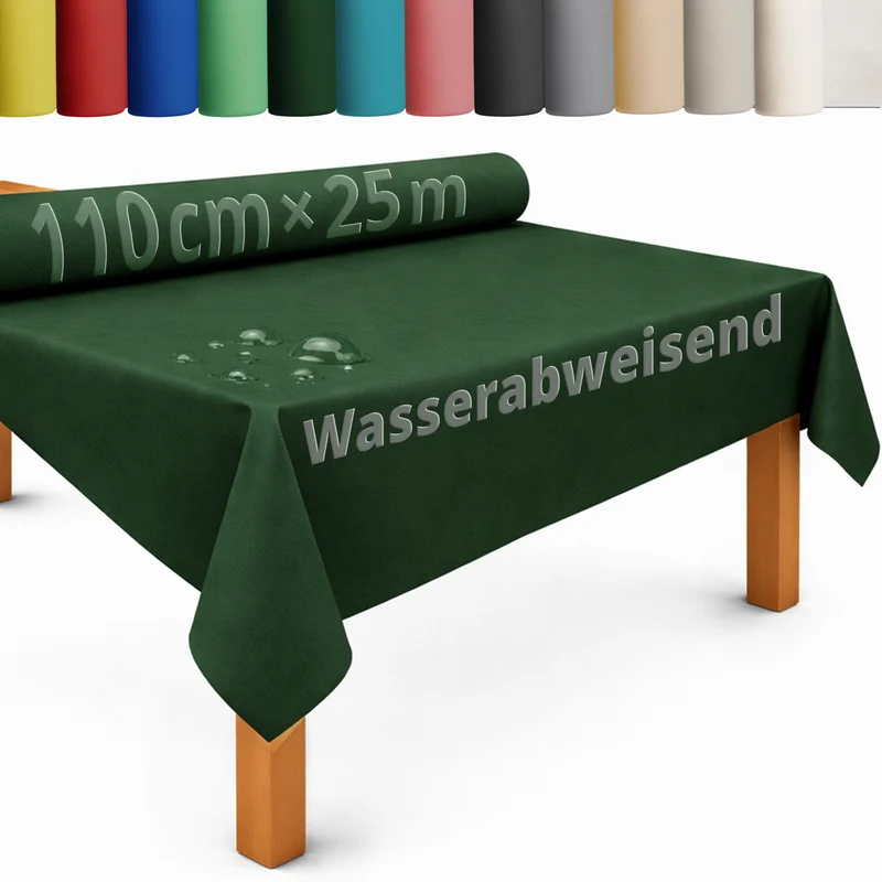 Tischdecke Rolle Vliesstoff Tischläufer Vlies wasserabweisend