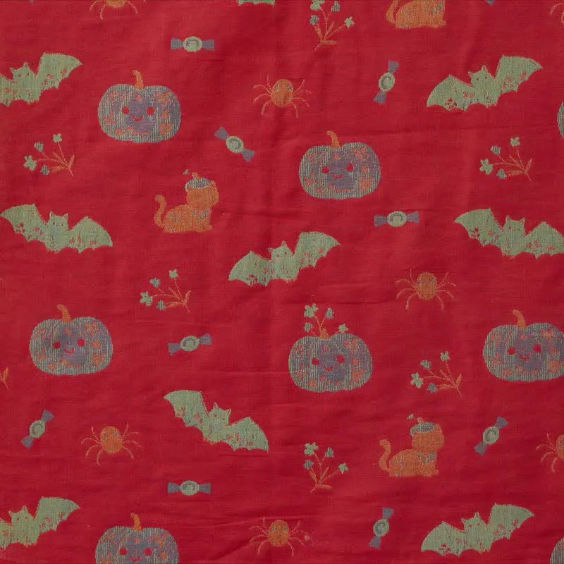 Halloween Kürbis Fledermaus Baumwollpyjama-Set